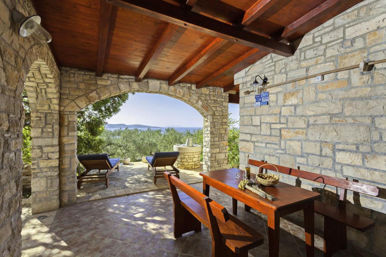 Vila Stone House San Pelegrin Vela Luka Exteriér fotografie